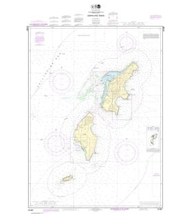 NOAA Chart 81067 Commonwealth of the Northern Mariana Islands Saipan and Tinian