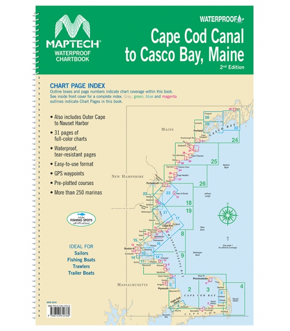 Cape Cod Canal to Casco Bay, Maine, 2nd Edition, 2024