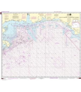 NOAA Chart 1115A Cape St. George to Mississippi Passes (Oil and Gas Leasing Areas)