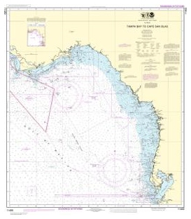 NOAA Chart 11400 Tampa Bay to Cape San Blas
