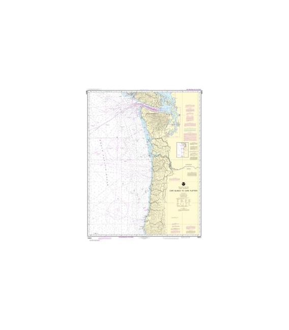 NOAA Chart 18003 Cape Blanco to Cape Flattery