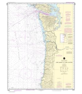 NOAA Chart 18003 Cape Blanco to Cape Flattery