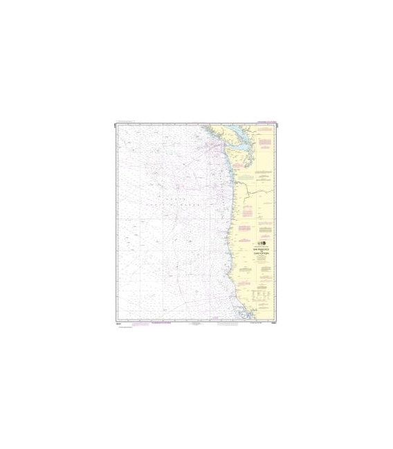 NOAA Chart 18007 San Francisco to Cape Flattery