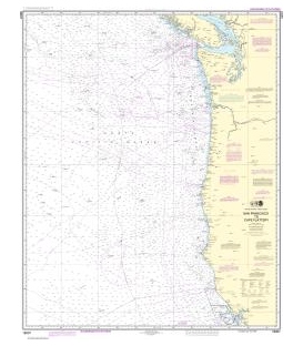 NOAA Chart 18007 San Francisco to Cape Flattery