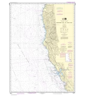NOAA Chart 18010 Monterey Bay to Coos Bay