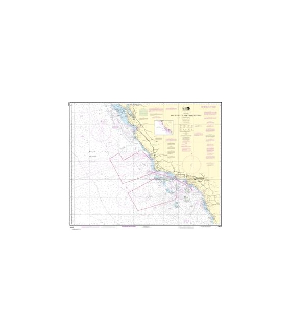 NOAA Chart 18022 San Diego to San Francisco Bay