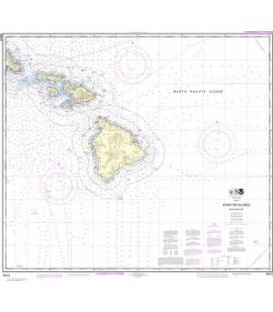 NOAA Chart 19010 Hawaiian Islands Southern Part