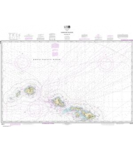 NOAA Chart 19013 Hawaiian Islands northern part