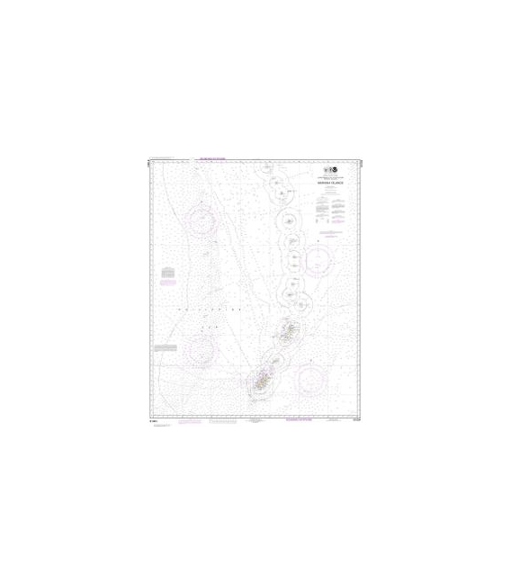 NOAA Chart 81004 Commonwealth of the Northern Mariana Islands - Mariana Islands