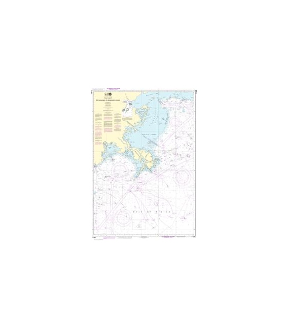 NOAA Chart 11366 Approaches to Mississippi River
