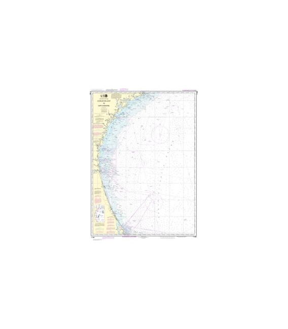 NOAA Chart 11480 Charleston Light to Cape Canaveral