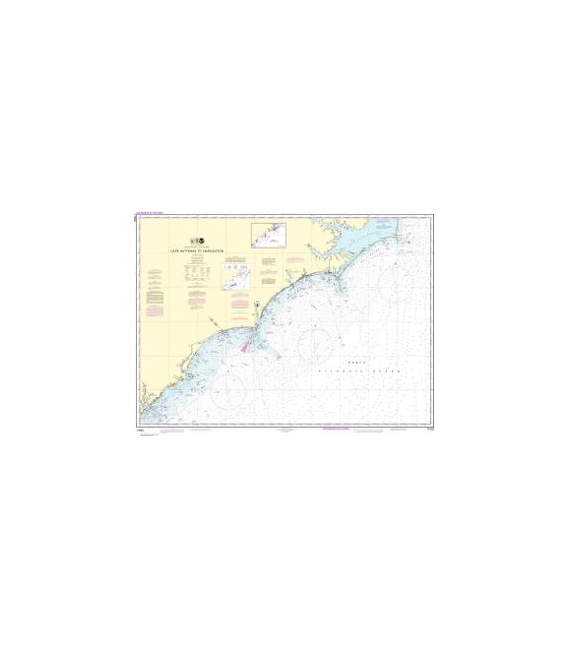 NOAA Chart 11520 Cape Hatteras to Charleston
