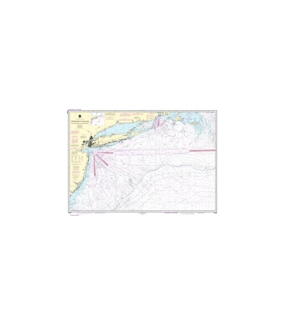 NOAA Chart 12300 Approaches to New York, Nantucket Shoals to Five Fathom Bank
