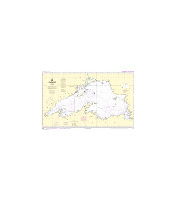 NOAA Chart 14961 Lake Superior