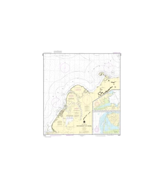 NOAA Chart 16240 Cape Ramonzof to St. Michael - St. Michael Bay - Approaches to Cape Ramanzof
