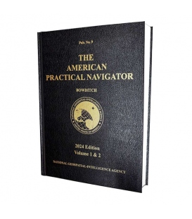 The American Practical Navigator (Bowditch) Pub. 9 Volumes 1 & 2 (Combined) (Hardcover) (2024 Edition)