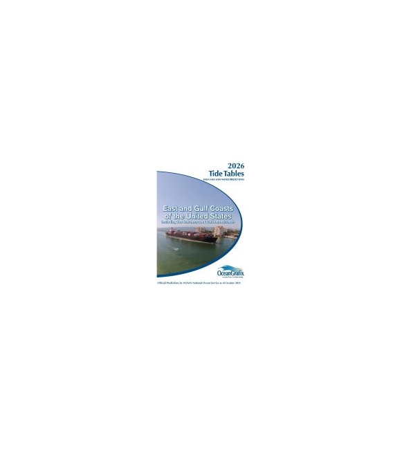 2026 NOAA Tide Tables, East and Gulf Coasts of the United States (including the Bahamas and Caribbean Islands)
