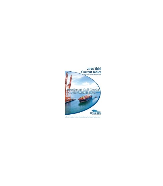 2026 NOAA Tidal Current Tables, Atlantic and Gulf Coasts of the United States