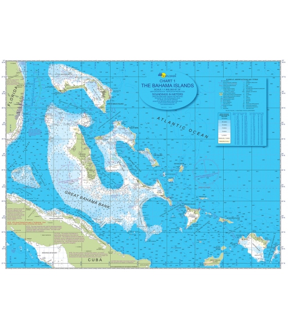 Explorer Chart No. 1 (Bahama Islands) (Jun 2024)