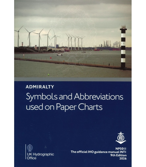 NP5011 Symbols and Abbreviations Used on Admiralty Charts, 9th Edition, 2026