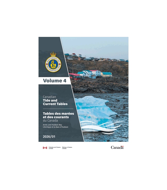 Canadian Tide and Current Tables, Volume 4, Arctic and Hudson Bay (2026 Edition)