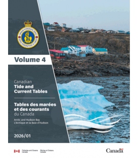 Canadian Tide and Current Tables, Volume 4, Arctic and Hudson Bay (2026 Edition)