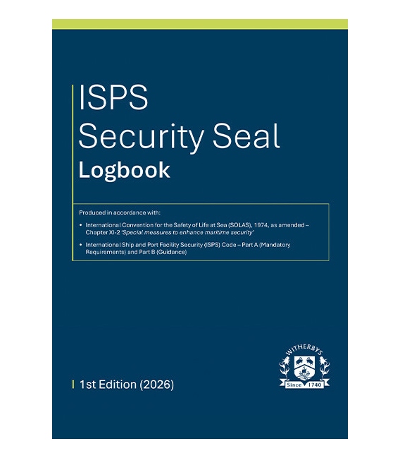 ISPS Security Seal Logbook (1st, Edition, 2026)