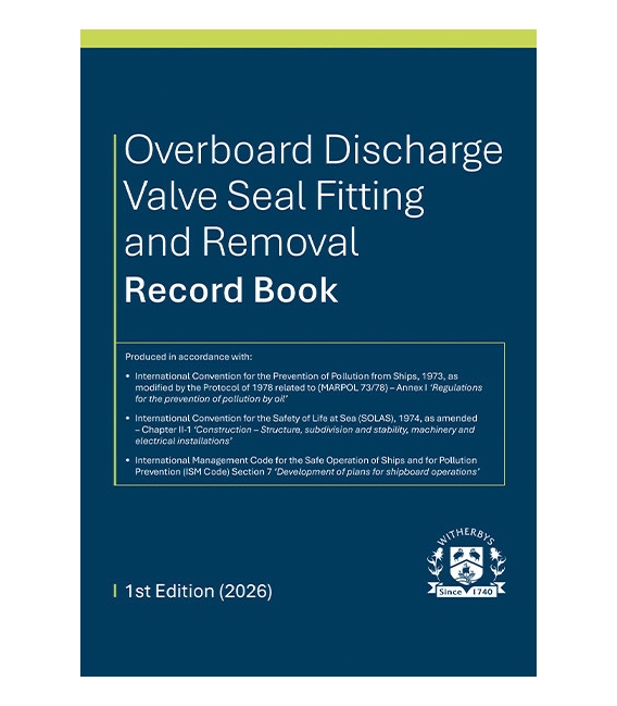 Overboard Discharge Valve Seal Fitting & Removal Record Book (1st Edition, 2026)