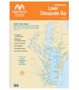 Lower Chesapeake Bay Waterproof Chartbook, 2nd Edition, 2026