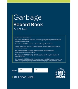 Garbage Record Book, Part I (All Ships) (4th Edition, 2026)