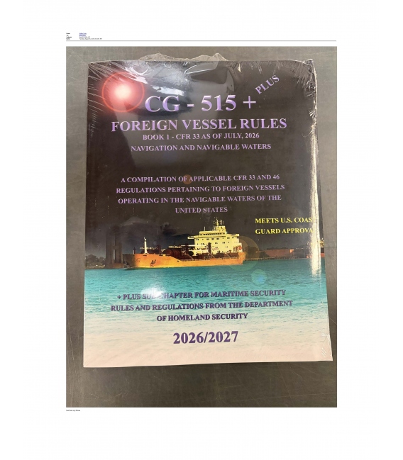 U.S. Coast Guard Pub. 515 (2-vols.), 2026-2027 Edition