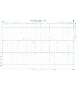 British Admiralty Nautical Chart D6343 Mercator Plotting Sheets. Lat. 66° to 69° N. and S.