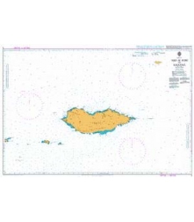 British Admiralty Nautical Chart 5 `Abd Al Kuri to Suqutra (Socotra)