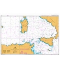 British Admiralty Nautical Chart 15 Approaches to Jizan