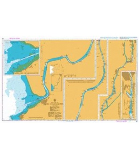British Admiralty Nautical Chart 85 Rio Guadalquivir