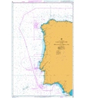 British Admiralty Nautical Chart 87 Cabo Finisterre to the Strait of Gibraltar