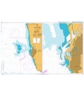 British Admiralty Nautical Chart 119 Approaches to Livorno