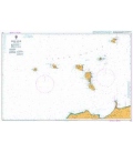 British Admiralty Nautical Chart 172 Isole Eolie