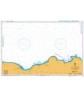 British Admiralty Nautical Chart 252 Cap Corbelin to Cap Takouch