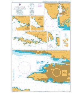 Ploce and Split with Adjacent Harbours- Channels and Anchorages 