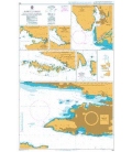 British Admiralty Nautical Chart 269 Ploce and Split with Adjacent Harbours, Channels and Anchorages