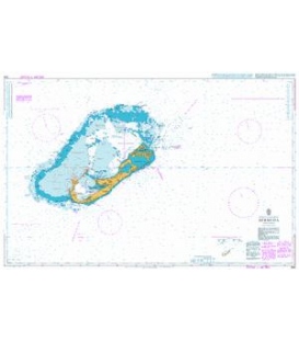 British Admiralty Nautical Chart 334 Bermuda