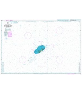 British Admiralty Nautical Chart 360 Approaches to Bermuda