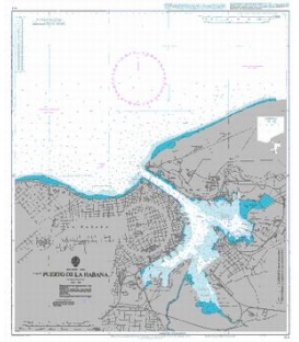 British Admiralty Nautical Chart 414 Puerto de la Habana