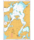 British Admiralty Nautical Chart 427 Mors to Logstor