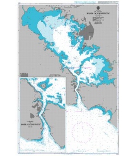 British Admiralty Nautical Chart 444 Bahía de Cienfuegos and Approaches