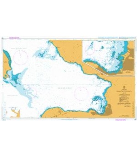 British Admiralty Nautical Chart 466 Port-Au-Prince and Approaches