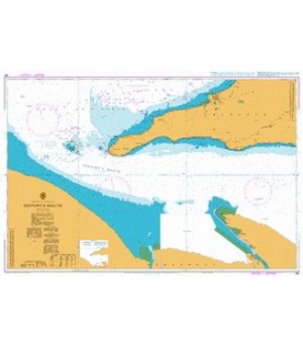 British Admiralty Nautical Chart 481 Serpent's Mouth