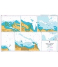 British Admiralty Nautical Chart 526 Ports on the North Coast of Brazil