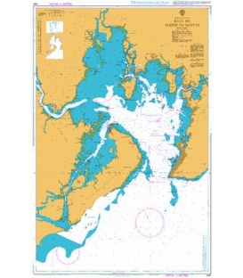 British Admiralty Nautical Chart 540 Baia de Todos os Santos